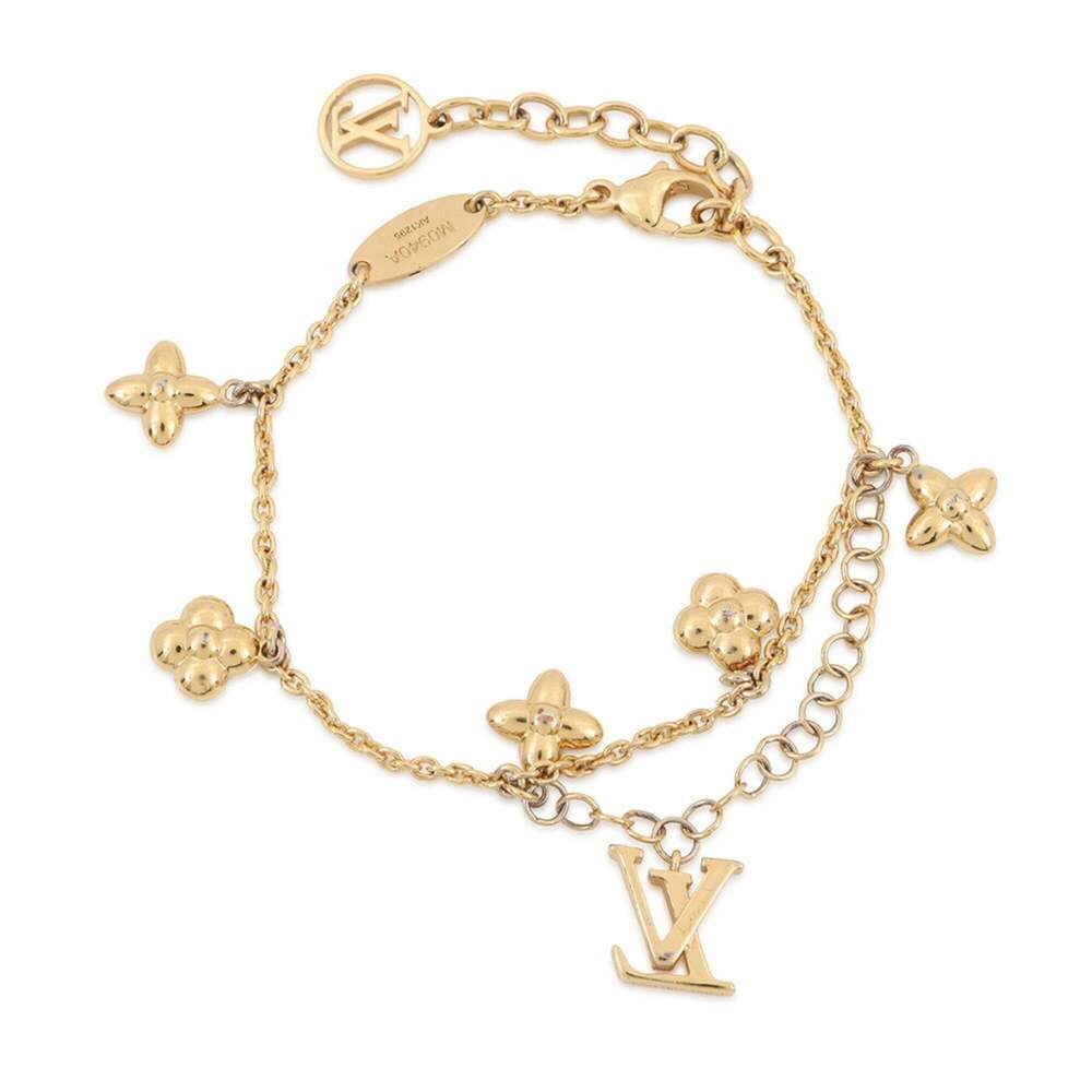 LOUIS VUITTON Gold Charm Bracelet - Picture 3 of 13